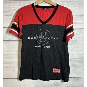 Garth Brooks World Tour Baseball Jersey T-Shirt Womens‎ Size XL Country Music